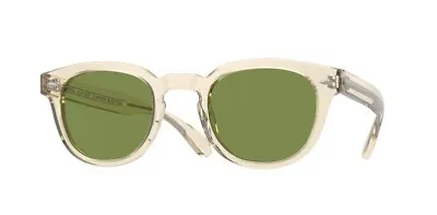 Oliver Peoples 0OV5036SF Sheldrake Sun 109452 Buff/Green Unisex Sunglasses • $285.99