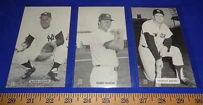 3 J.D. McCarthy Postcards Elston Howard Bobby Murcer & Thurman Munson NY Yankees • $29.99