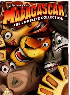 Madagascar / Madagascar 2 - Escape To Africa / Madagascar 3 (triple Disc DVD) • £3.95