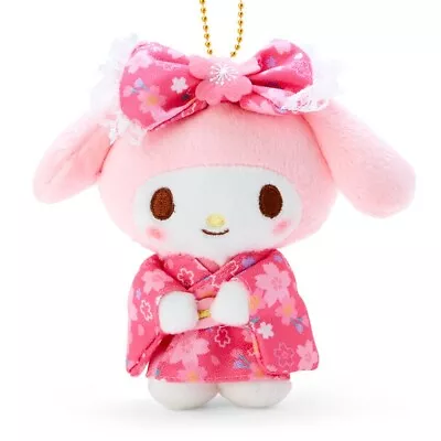 Sanrio My Melody Stuffed Toy Sakura Kimono（Mascot）Plush Doll New Japan • $34.50