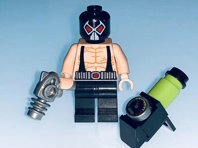 £8.99 • Buy Lego Dc Super Heroes - Bane Minifigure - With Toxic Tank And Blaster - New -