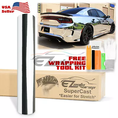 15 Colors Supercast Easy Stretch Chrome Car Vinyl Wrap Bubble Free Sticker Film • $11.75