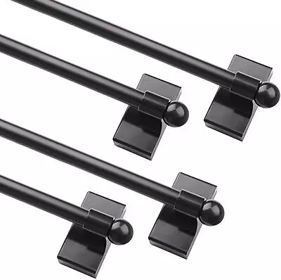 Magnetic Curtain Rods Adjustable Metal Doors Magnetic Rods 9-16 Inch • $38.44
