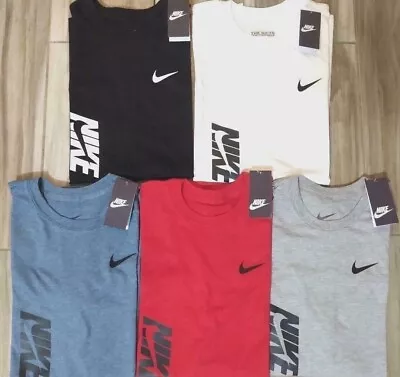 Nike Men;s T-shirt-logo Graphic Short Sleevem-l-xl • $19.75