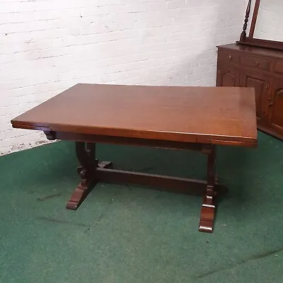 Antique/reproduction Oak Extending Refectory Dinning/farmhouse Table • £195