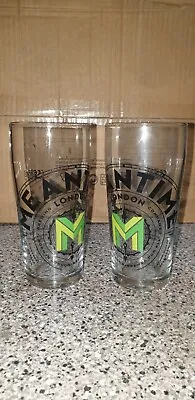 £2.99 • Buy 2 X Meantime IPA Half Pint Beer Glasses Brand New CE Stamped & Nucleated