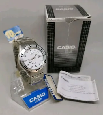 Vtg Casio MTD 1051 Divers Quartz Gents 41mm Watch Mod 2719 Brand New Old Stock • £175