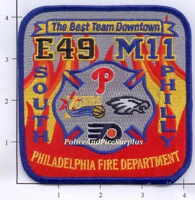 $3.99 • Buy Pennsylvania - Philadelphia Engine 49 Medic 11 PA Fire Dept Patch  