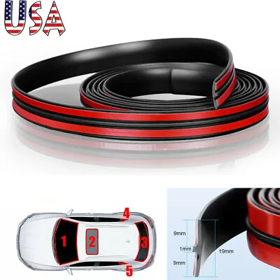 $12.98 • Buy Car Windshield Weather Seal Rubber Trim Molding Cover 4M 13FT For Honda Models