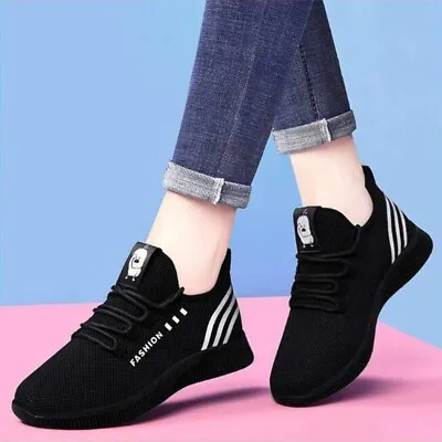 Zapatos Para Correr Para Mujer Zapatillas De Tenis Transpirables De Moda Sneaker • $17.99