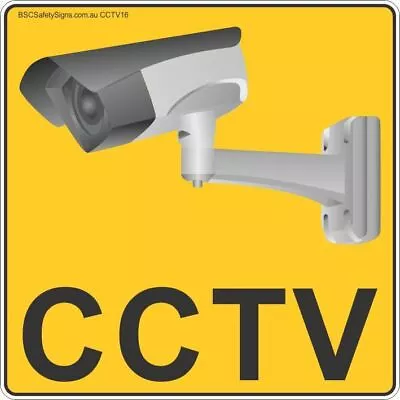 CCTV Security Camera Stickers • $4.22