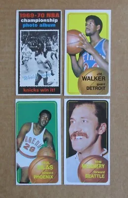 1970-71 Topps Basketball Card Singles Complete Your Set U-pick Updated 3/11 • $19.99