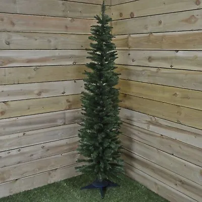 £11.95 • Buy 120cm (4ft) Snowtime Pencil Style Slim Christmas Tree In Green