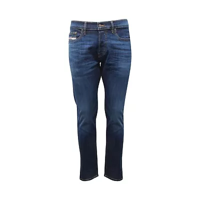 9365AQ Jeans Uomo DIESEL D-LUSTER SLIM Man Denim Trousers Blue • £131.10