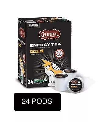 Celestial Energy Tea Black Tea Keurig 24 K Cups Contains Caffeine 24 Ct BB 03/25 • $39.99