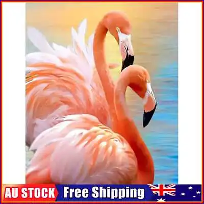$11.59 • Buy 5D Diamond Painting Kit Flamingo Full Round Drill DIY Animal Art (B9415)