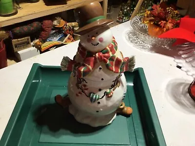 Certified International Susan Winget Snowman Cookie Jar  • $14.95