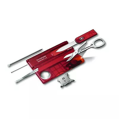 New Victorinox Swiss Army Swiss Card Lite Pocket Style Ruby 53331 / 0.7300.t-x2 • $47.99