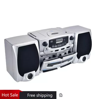 Micro Hi-Fi System CD Player Cassette Recorder AM/FM Bluetooth Home Office • $155.61