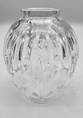 Vintage  Waterford Crystal Hurricane Lamp ( Shade Only) • $94.99