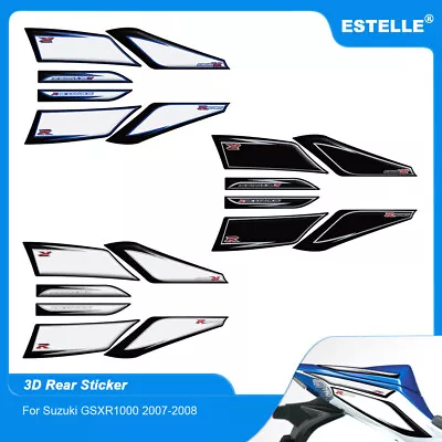 For Suzuki GSX-R GSXR 1000 2007 2008 Motorcycle Rear Body Fairing Decal Sticker • $26.99