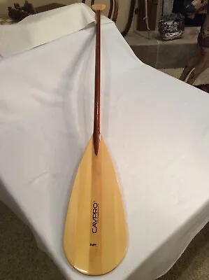 Vintage CavPro Canoe 58” Paddle In Excellent Condition Multi Wood Colors V/Nice • $54