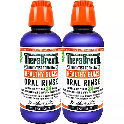 $23.88 • Buy Therabreath Healthy Gums Periodontist Formulated 24-Hour Oral Rinse With CPC, Cl
