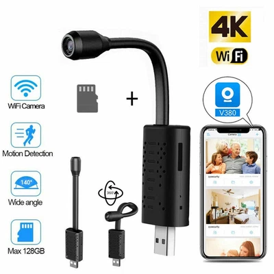 £6.21 • Buy HD 1080P Hidden Mini USB IP Camera Wireless WiFi Security Camcorder V380 A3GK