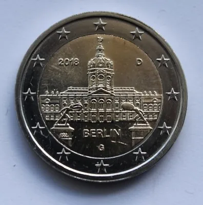 GERMANY - 2 € Euro Commemorative Coin 2018 - Charlottenburg Palace In Berlin • $4.55