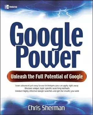 Google Power: Unleash The Full Power Of Google (One-Off)Chris S • £5.70