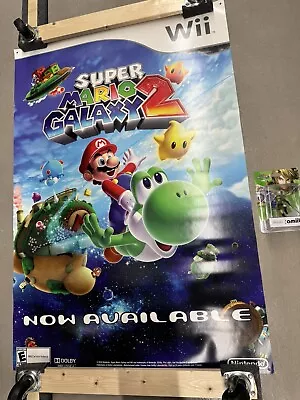 Super Mario Galaxy 2 Huge Vintage Display Heavy Poster Original Nintendo Standee • $499.99