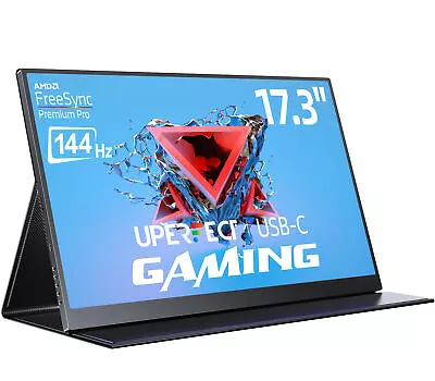$299 • Buy 144Hz Gaming Monitor UPERFECT FHD 17.3 Inch Portable Monitor For Xbox Series X
