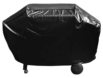 FreePost BQC014 65x185cm Economy Hooded 6 Burner BBQ Cover; Black • $45.70