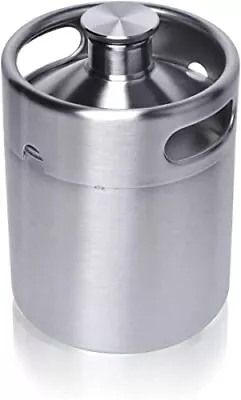 Mini Keg Growler Pressurized Growler 64 Oz 304 Stainless Steel Mini Keg With Sea • $39.90