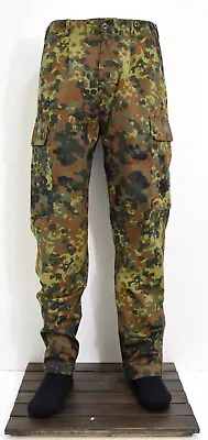 £31.99 • Buy NEW German Army Combat Trousers Heavy Duty Cotton Flecktarn Camo Cargo Pants 