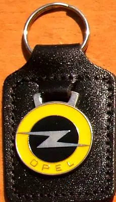 Opel Keyring Key Ring - Badge Mounted On A Leather Fob • $10.91