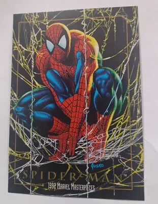 💥SPIDER-MAN #87 Marvel Masterpieces 1992 Card SkyBox Joe Jusko NM Lowest Price • $7.95