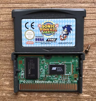 Sonic Pinball Party Advance Nintendo Gameboy Advance Game GENUINE! • £14.15