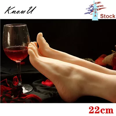 One Left Or Right Lifelike Female Feet Shoes Displays Model Leg Mannequin 22cm • $38.02