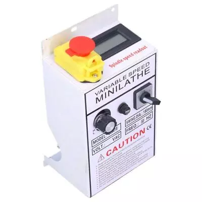 Lathe Control Box 220V Speed Controller Switch Accessory Assembly • £101.36