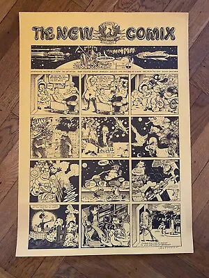 Vintage NEW COMIX Poster By Victor Moscoso 1969 PHOENIX GALLERY • $275
