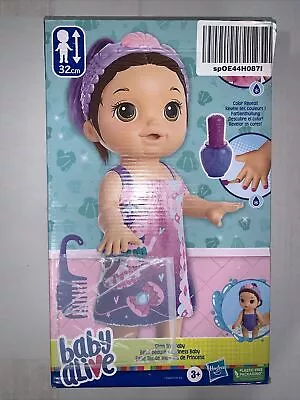 Baby Alive - Glam Spa Baby In Purple Dress NEW Opened Box • $19