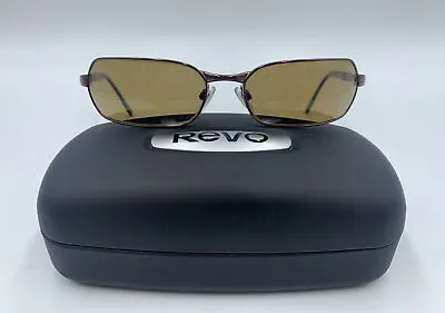 $189.99 • Buy Authentic Revo H20 3025 Polarized Sunglasses Bronze/copper Made In Italy W/case.