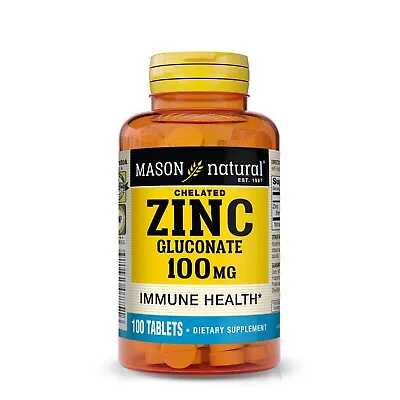 Mason Natural Zinc 100 Mg - Advanced Immune System Support  100 Capsules • $8.99