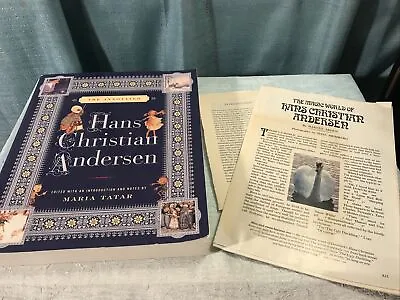 The Annotated Hans Christian Anderson By Maria Tatar 2008 Softcover W Extras • $28.99