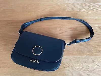 £10 • Buy Jane Shilton Black Leather Shoulder Bag Excellent Condition Only Used Once