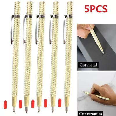 Metal Marker Ceramic Tiles Metal Tile Cutting Pen Engraving Pen 150mm 5PCS • $15.90