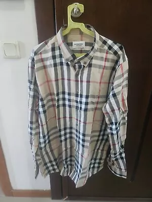 Burberry Men's Brown Shirt Size Xxl • $65