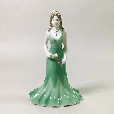 Vintage 1998 COALPORT Bone China DEBUTANTE JANINE Jenny Oliver Lady Figurine • £19