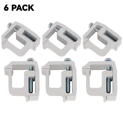 (6) Truck Cap Topper Camper Shell Mounting Clamps Heavy Duty TL-2002 • $27.50